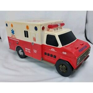 1992 FunRise Metro City Ambulance Paramedic Emergency Gurney Animated Untested
